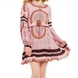 Chelsea & Violet blush pink Boho fun dress